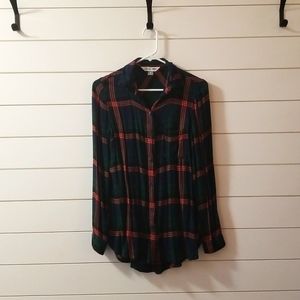 Old Navy "The Classic Shirt" Plaid Long Sleeve
